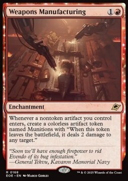 Weapons Manufcaturing