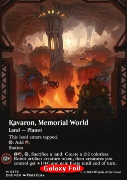 Kavaron, Memorial World (V.2)