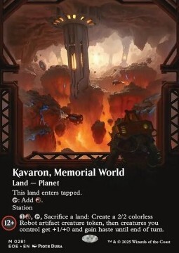 Kavaron, Memorial World (V.1)