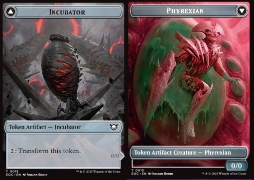 Incubator Token // Phyrexian Token (A 0/0)