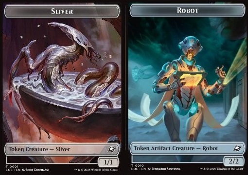 Sliver Token (C 1/1) // Robot Token (A 2/2)