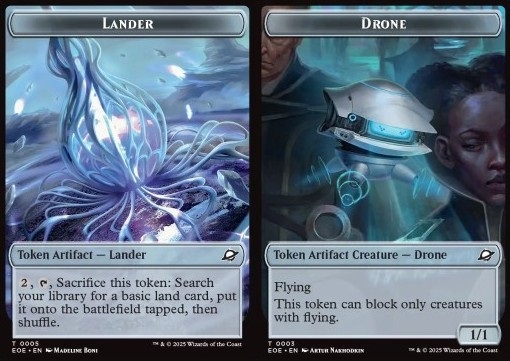 Lander Token // Drone Token (A 1/1) (V.1)
