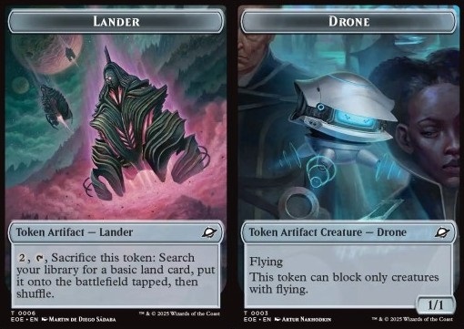 Lander Token // Drone Token (A 1/1) (V.2)