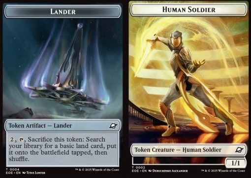 Lander Token // Human Soldier Token (W 1/1) (V.1)