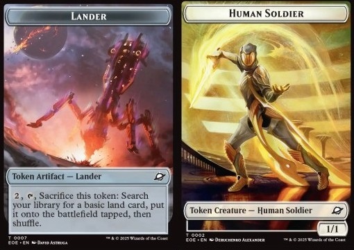 Lander Token // Human Soldier Token (W 1/1) (V.2)