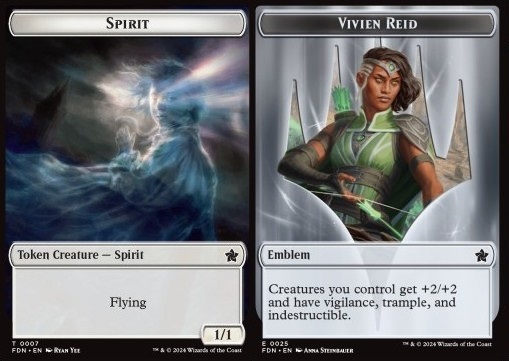 Spirit Token (W 1/1) // Vivien Reid Emblem