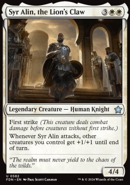 Syr Alin, the Lion's Claw