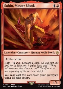 Sabin, Master Monk