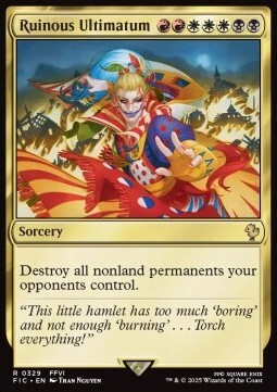 Ruinous Ultimatum