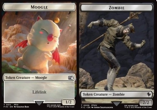 Moogle Token (W 1/2) // Zombie Token (B 2/2) (V.2)