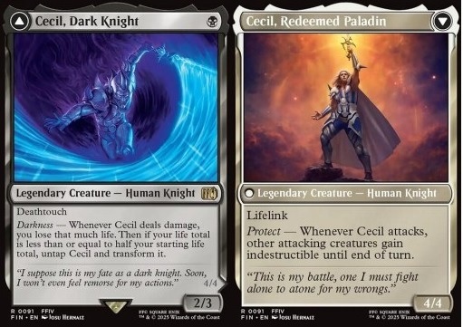 Cecil, Dark Knight // Cecil, Redeemed Paladin