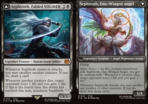 Sephiroth, Fabled SOLDIER // Sephiroth, One-Winged Angel