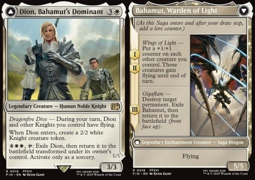 Dion, Bahamut's Dominant // Bahamut, Warden of Light