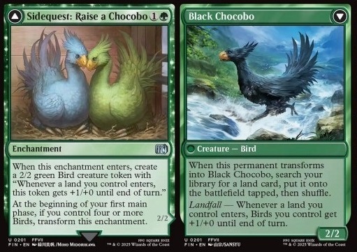 Sidequest: Raise a Chocobo // Black Chocobo