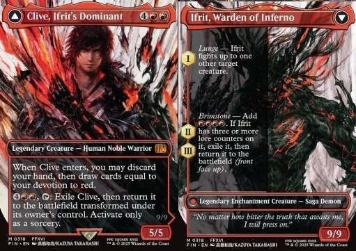 Clive, Ifrit's Dominant // Ifrit, Warden of Inferno (V.1)