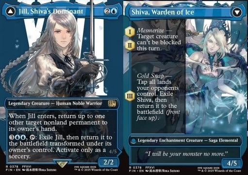 Jill, Shiva's Dominant // Shiva, Warden of Ice (V.1)