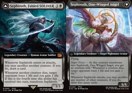 Sephiroth, Fabled SOLDIER // Sephiroth, One-Winged Angel (V.3)