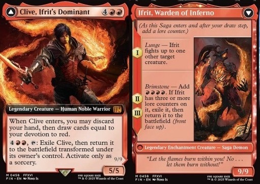 Clive, Ifrit's Dominant // Ifrit, Warden of Inferno (V.3)