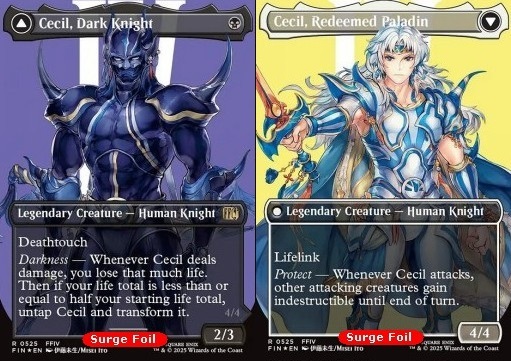 Cecil, Dark Knight // Cecil, Redeemed Paladin (V.3)