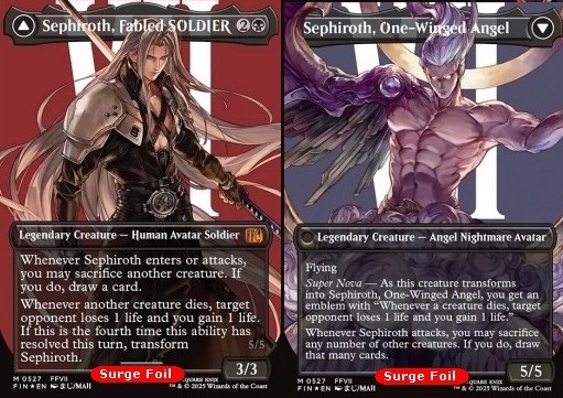 Sephiroth, Fabled SOLDIER // Sephiroth, One-Winged Angel (V.4)
