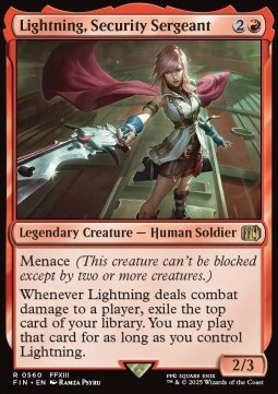Lightning, Security Sergeant