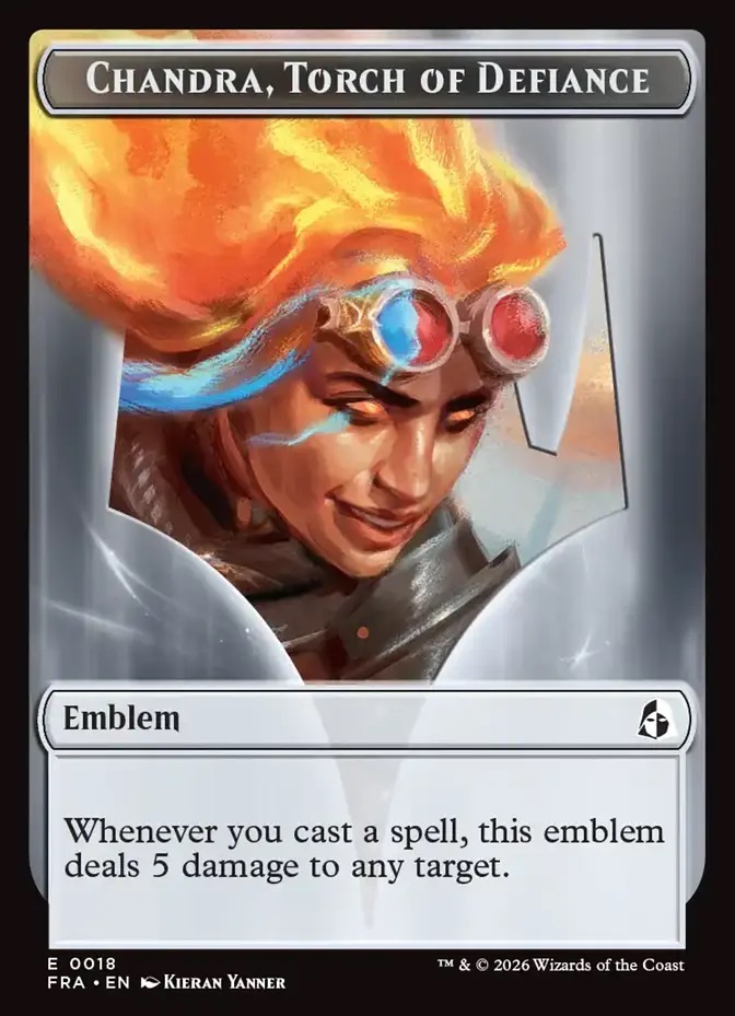 Chandra, Torch of Defiance Emblem