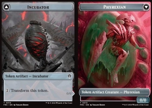 Incubator Token // Phyrexian Token (A 0/0)