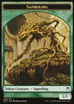 Saproling Token (G 1/1) // Insect Token (BG 1/1)