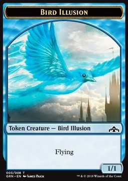Bird Illusion Token (Blue 1/1)