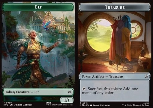 Elf Token (G 1/1) // Treasure Token