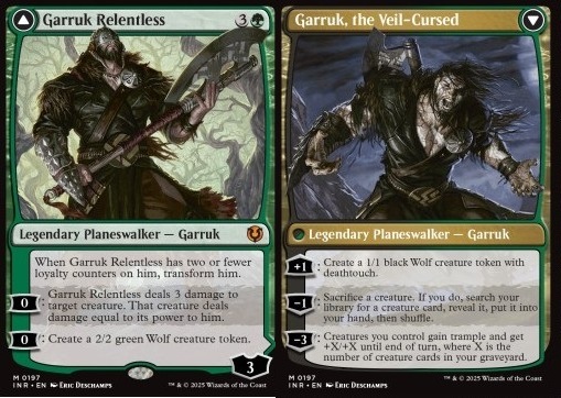 Garruk Relentless / Garruk, the Veil-Cursed