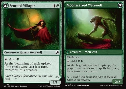 Scorned Villager / Moonscarred Werewolf
