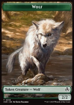 Wolf Token (Green 2/2)