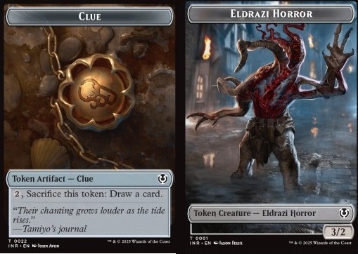 Clue Token // Eldrazi Horror Token (C 3/2)