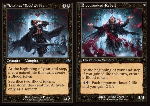 Restless Bloodseeker // Bloodsoaked Reveler