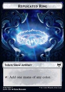 Replicated Ring Token // Dwarf Berserker Token (R 2/1)