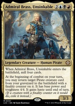 Admiral Brass, Unsinkable