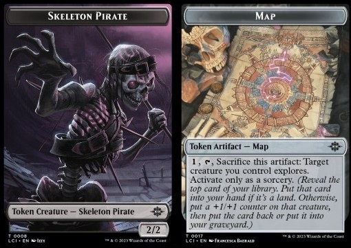 Skeleton Pirate Token (B 2/2) // Map Token