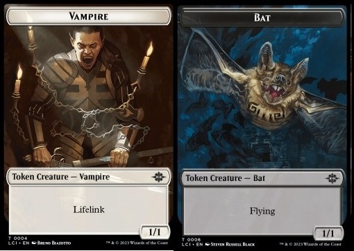 Vampire Token (W 1/1 Lifelink) // Bat Token (B 1/1)