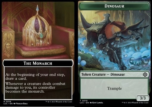The Monarch // Dinosaur Token (G 3/3 Trample)