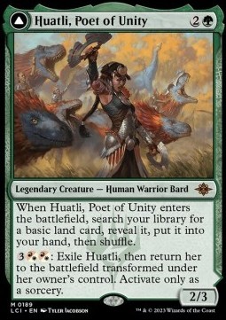 Huatli, Poet of Unity // Roar of the Fifth People