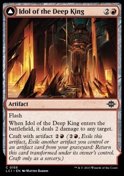 Idol of the Deep King // Sovereign's Macuahuitl