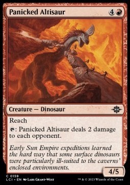 Panicked Altisaur