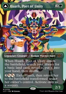 Huatli, Poet of Unity // Roar of the Fifth People (V.2)