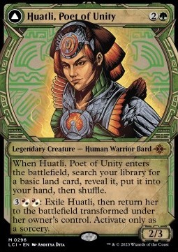 Huatli, Poet of Unity // Roar of the Fifth People (V.1)