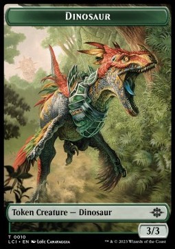 Dinosaur Token (Green 3/3)