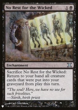 No Rest for the Wicked