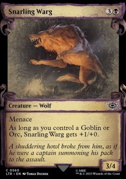 Snarling Warg (V.1)