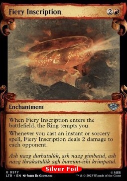 Fiery Inscription (V.2)