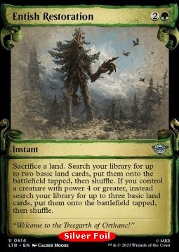 Entish Restoration (V.2)